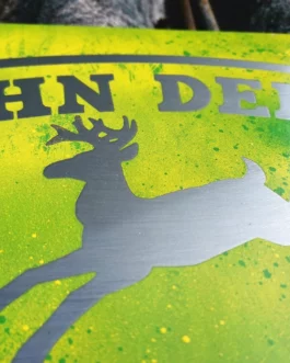 Plaque John Deere Acier peint XL