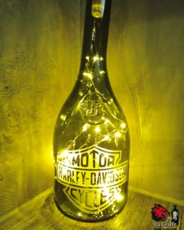 Bouteille Harley Davidson verte