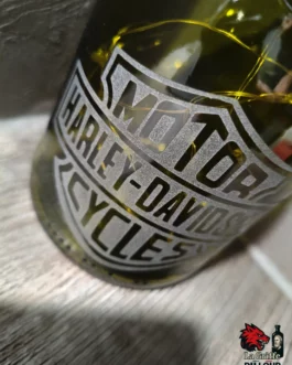 Bouteille Harley Davidson verte