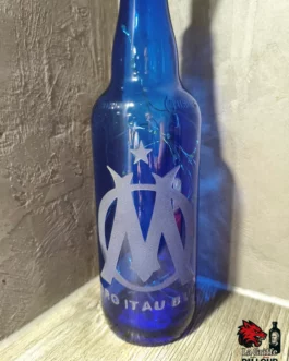 Bouteille lumineuse Olympique de Marseille