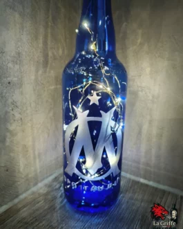 Bouteille lumineuse Olympique de Marseille