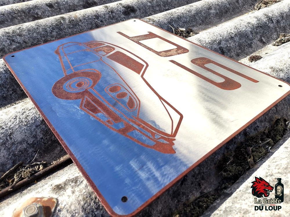 Plaque Citroën DS Acier rouillé XL – Image 16