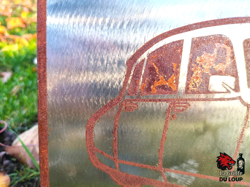 Plaque Citroën DS Acier rouillé XL – Image 22