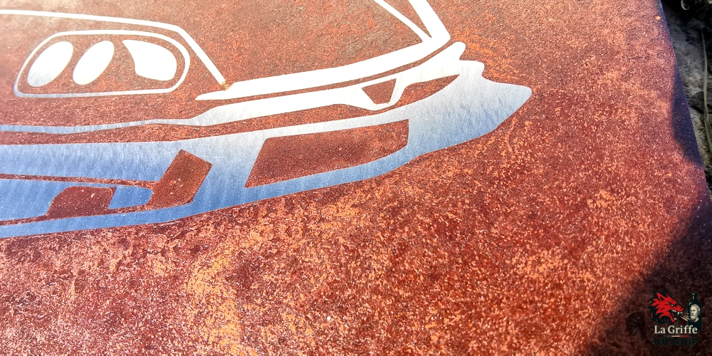 Plaque Citroën DS Acier rouillé XL – Image 9