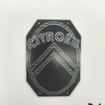 Plaquette Citroën Alu Dibond Anthracite Taille S