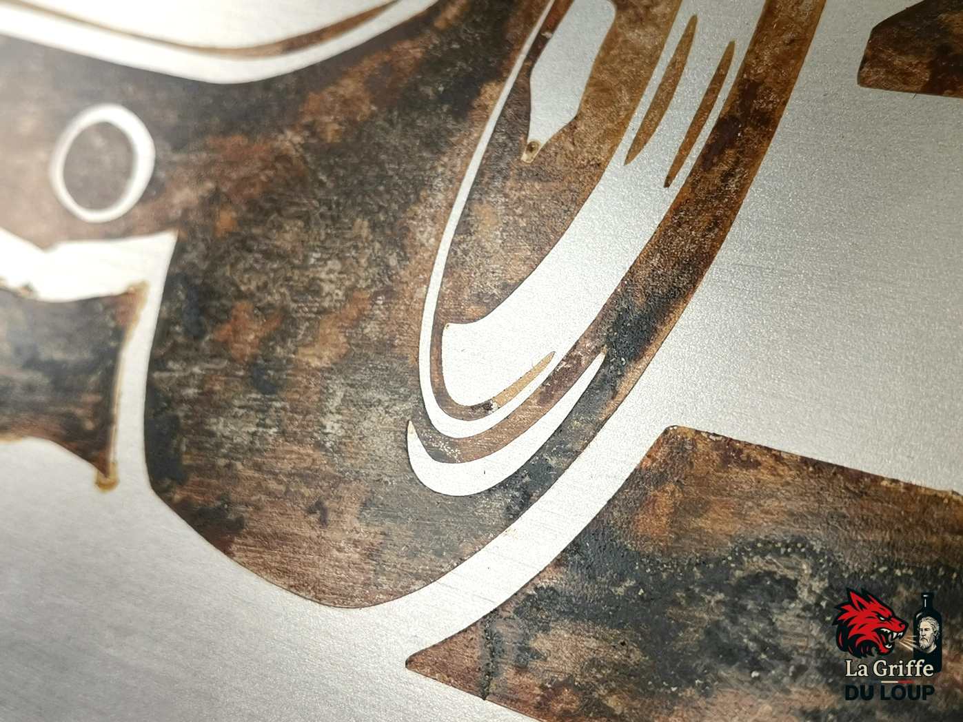 Plaque Ford Mustang Acier rouillé L – Image 5