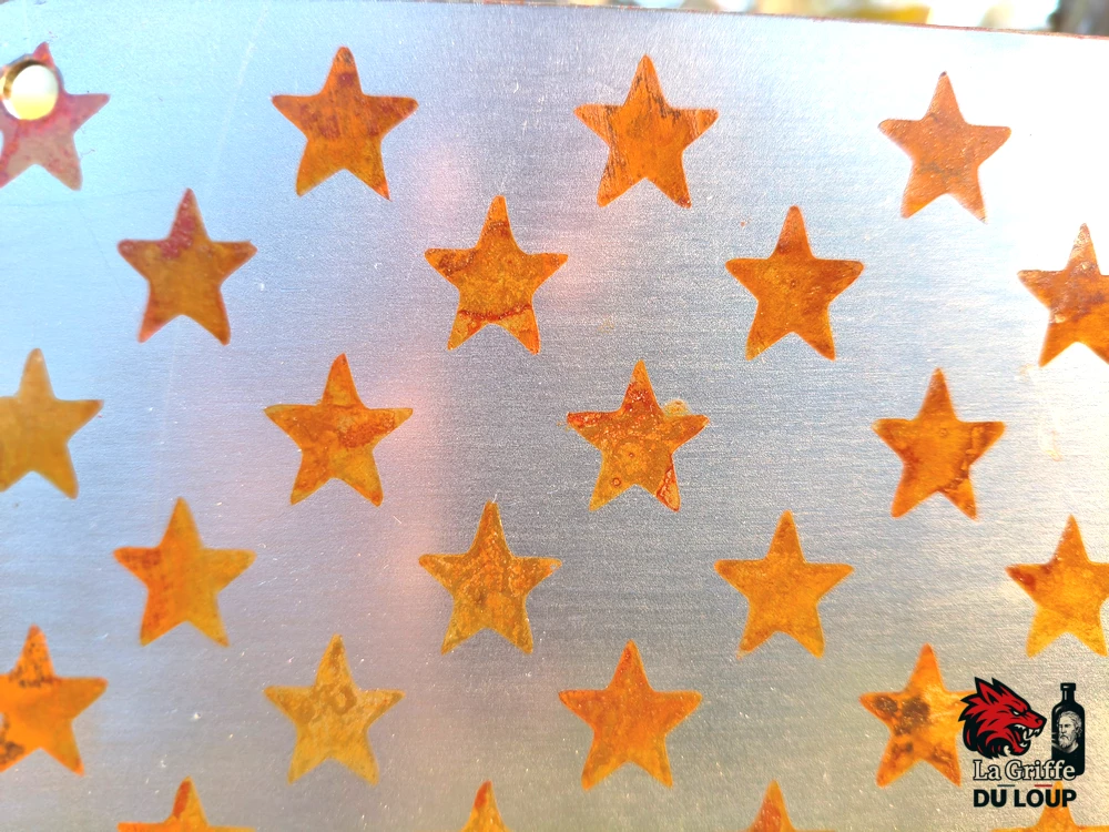 Plaque Ford Mustang Acier rouillé L – Image 3