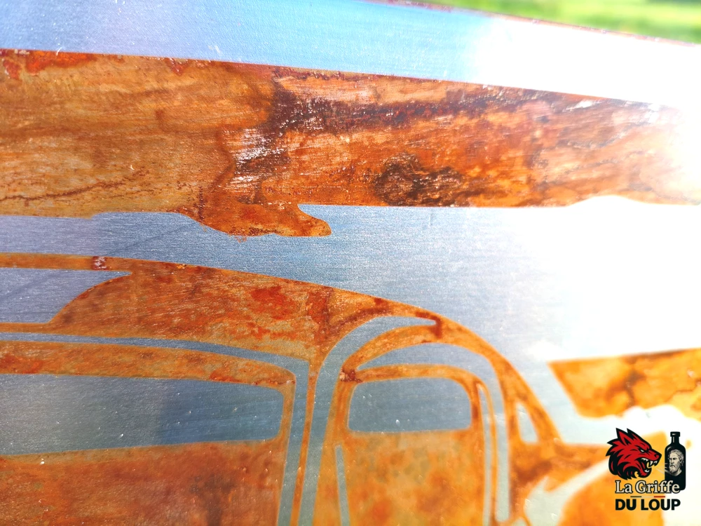 Plaque Ford Mustang Acier rouillé L – Image 2