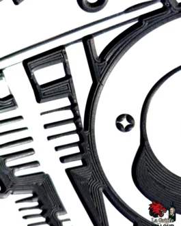 HD Shovelhead aludibond Blanc 45x54cm