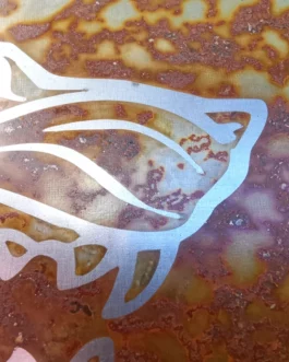 Plaque Game of Thrones Acier rouillé XL