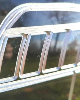 Plaque Combi VW Noir Alu XL