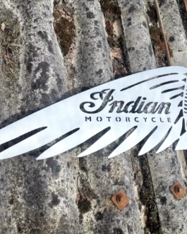 Logo Indian Aluconbond brossé XL