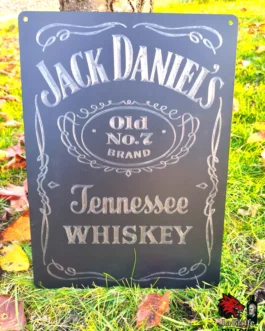 Plaque Jack Daniel’s Acier gravée L