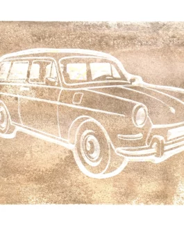 VW Karmann Squareback ALU oxydé gravé L