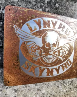 Plaque Lynyrd Skynyrd Acier rouillé XL