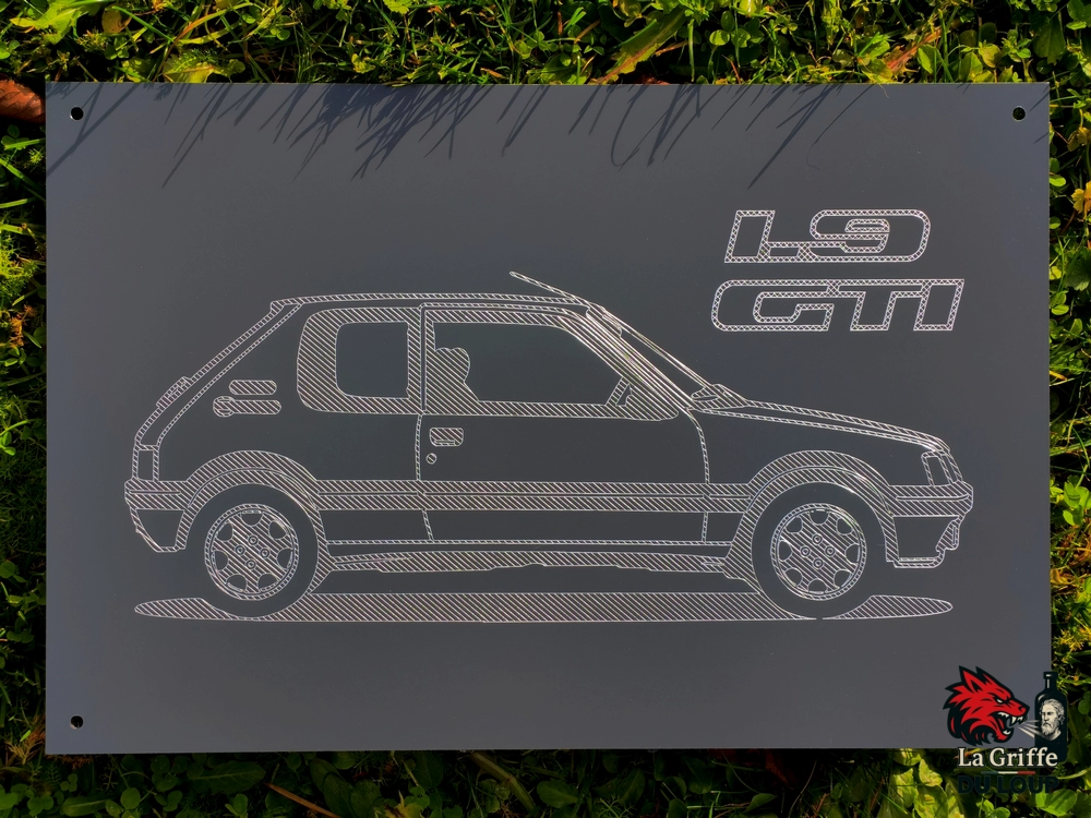 Plaque 205 GTI Alu Dibond – Image 10