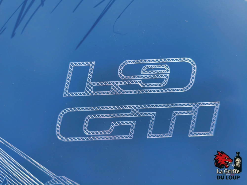 Plaque 205 GTI Alu Dibond – Image 3