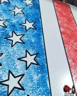 Plaque Punisher USA peint