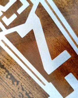 Plaque peinte RAMMSTEIN ZEIT acier L