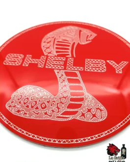 Plaque Shelby aludibond rouge L