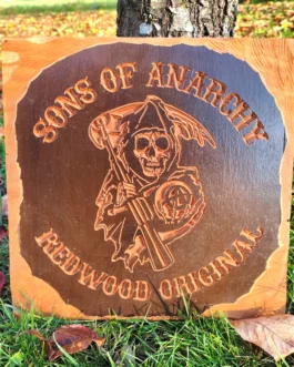 Plaque Sons of Anarchy contreplaqué