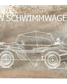 VW Schwimmwagen ALU gravé oxydé L