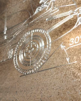 VW Schwimmwagen ALU gravé oxydé L