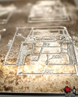 VW Schwimmwagen ALU fraisé oxydé L