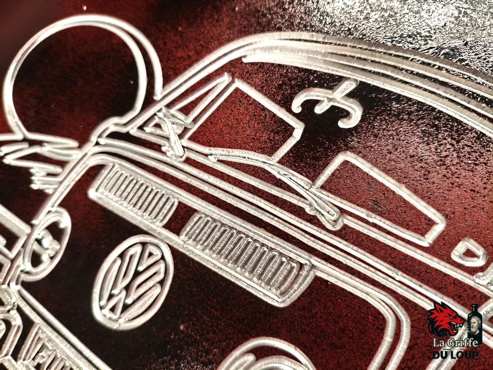 VW Transporter ALU fraisé Rouge L – Image 2