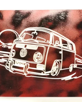 VW Transporter ALU fraisé Rouge L