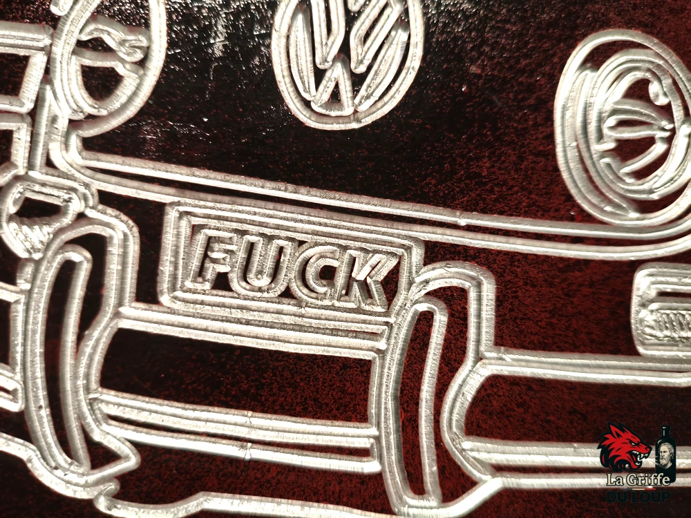 VW Transporter ALU fraisé Rouge L – Image 4