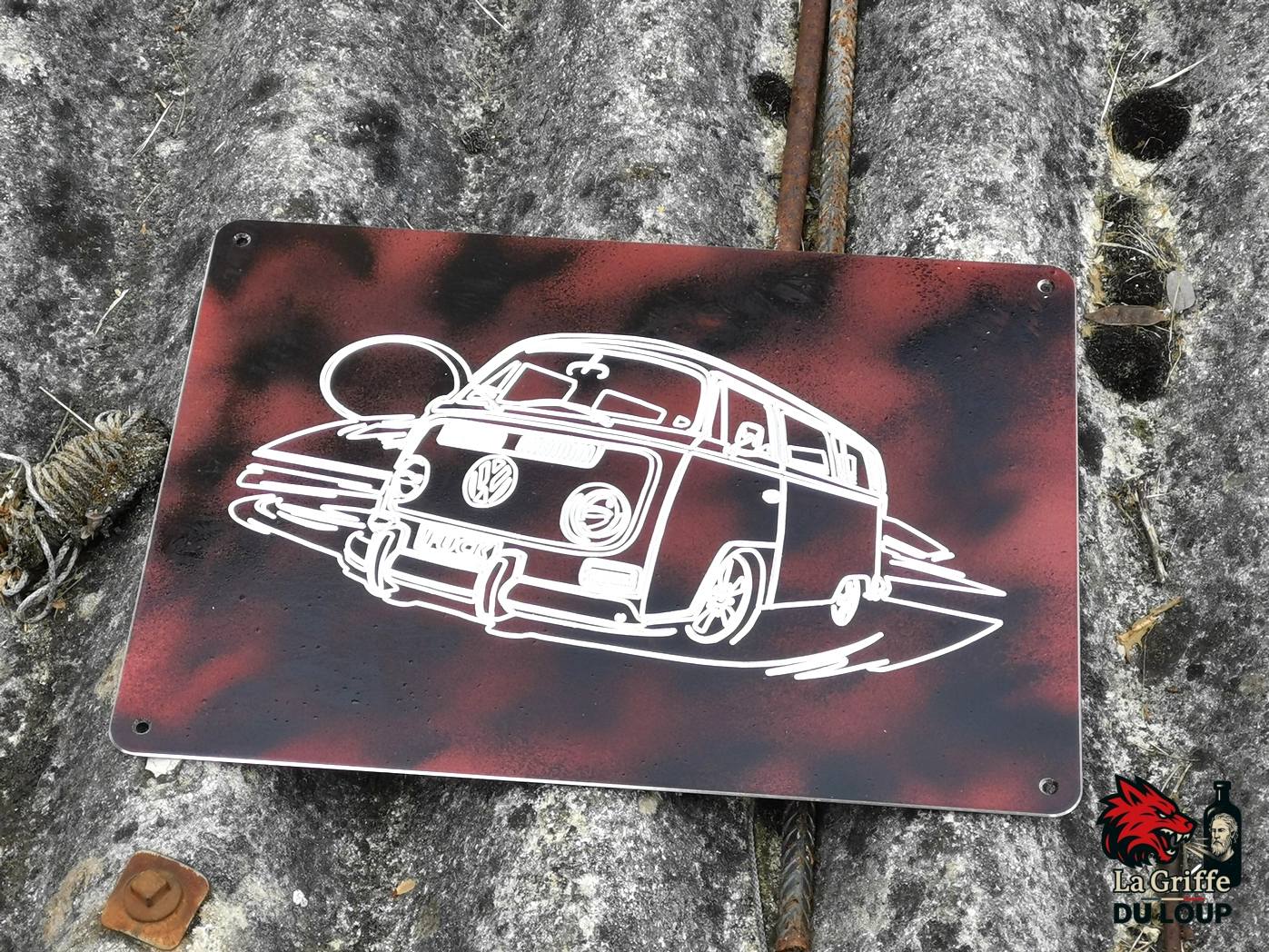 VW Transporter ALU fraisé Rouge L – Image 5