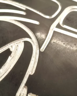 Plaque Cox VW Noir Alu XL