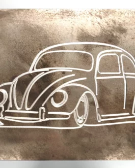 Plaque Cox VW Alu Oxydé XL