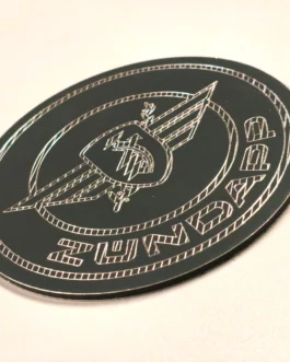 Plaquette Zündapp Alu Dibond Anthracite