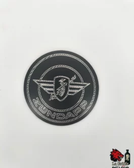 Plaquette Zündapp Alu Dibond Anthracite