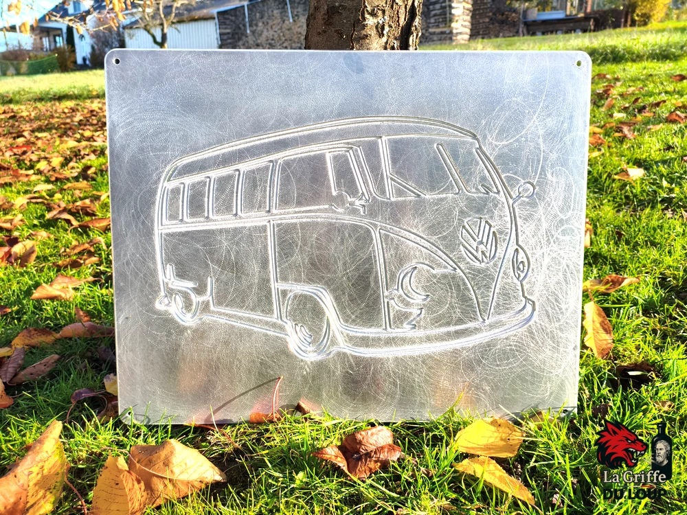 Plaque Combi VW Alu XL