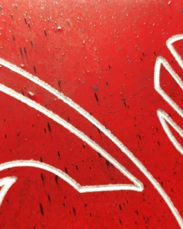 VW Combi ALU fraisé Rouge L