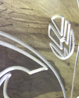 Plaque Combi VW Alu Oxydé XL